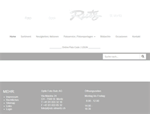 Tablet Screenshot of foto-rutz.ch